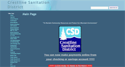 Desktop Screenshot of crestlinesanitation.com