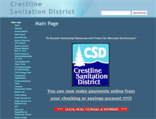 Tablet Screenshot of crestlinesanitation.com